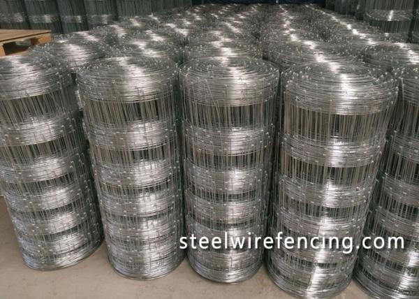 Heat Treated Tension Wire Deer Fence With Galvanized Knot Easy Maintenance