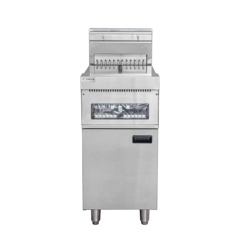 (EF-9C2) Dual Cylinder Electric Floor Deep Fryer 9kW Digital Memory 28L Oil Saving CE