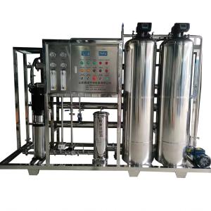 3TPH 5.5kW-380-415V 2xSS304 Tanks Brackish Water Reverse Osmosis Water Plant
