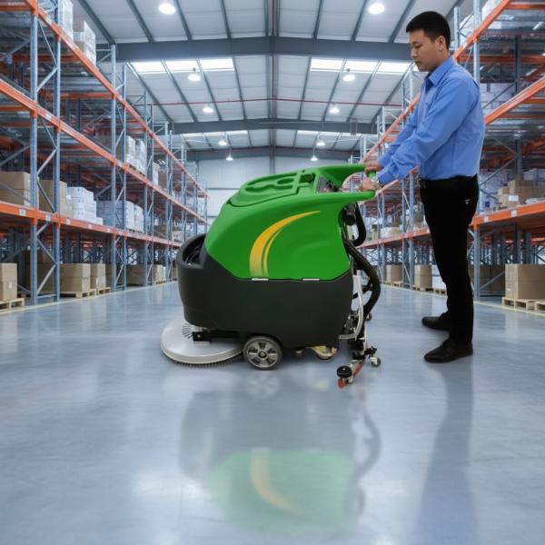 DQX5D Efficient Multifunctional three-in-one Electric Walk-behind Industrial Floor cleaning machine with CE