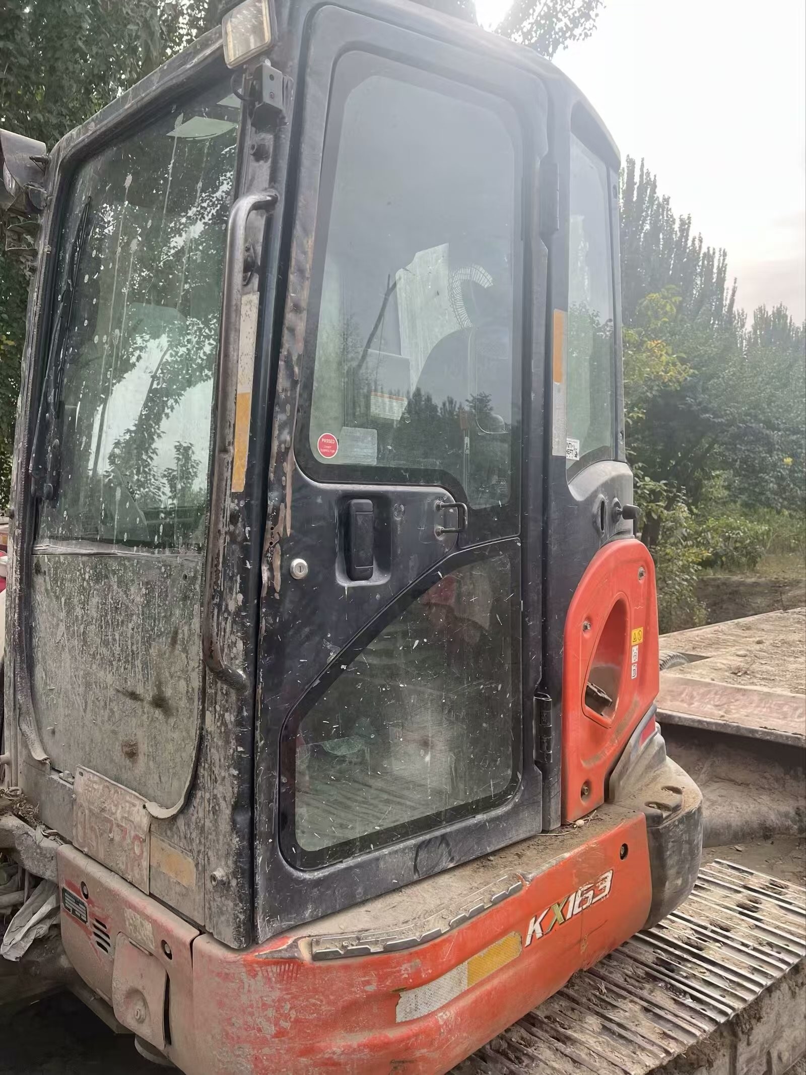 Использованный экскаватор 6 тонн, оригинальный импортный экскаватор Kubota KX163