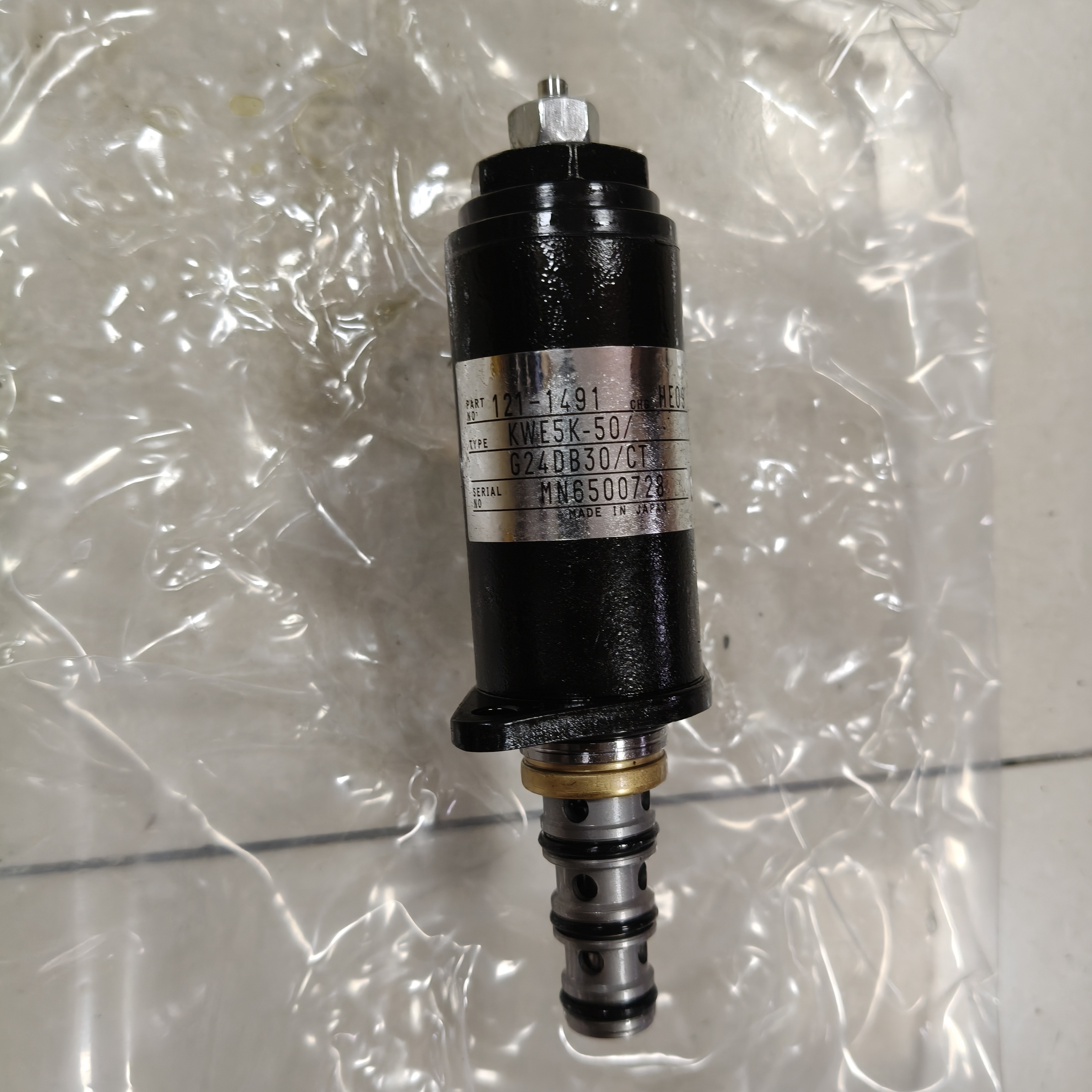 121‑1491 1211491 Red Dot Proportional Safety Lock Solenoid Valve 24V DC For CAT Excavator E320B E320C E320D E312B E325C E330C Hydraulic Solenoid