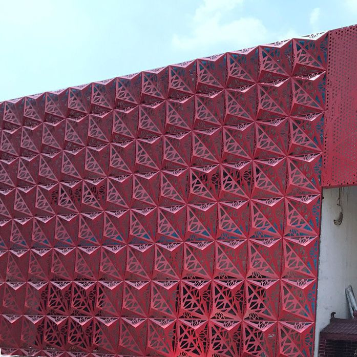3D American Walnut Wood Grain Aluminum Composite Panel for Exterior Wall Cladding