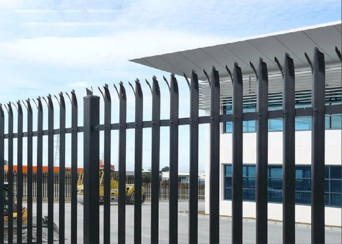 Steel Galvanized Modular Metal Palisade Fence Panels System For Enhanced Perimeter Security