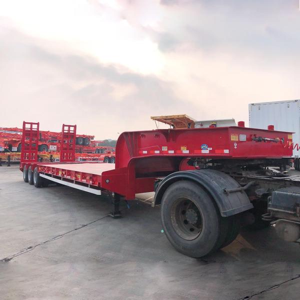 50/60/80/100 Tons Low Bed Trailer for Heavy Duty Excavator Transportation Solutions