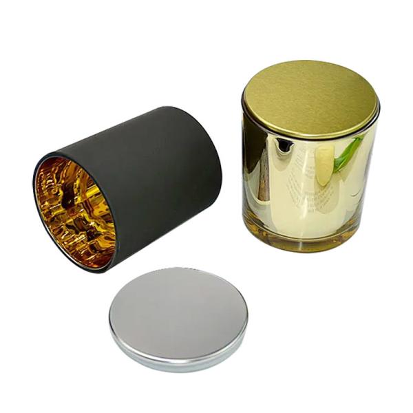 Gobelets à bougie commerciaux électroplaqués : Fourniture en gros, formes personnalisées, services B2B OEM/ODM