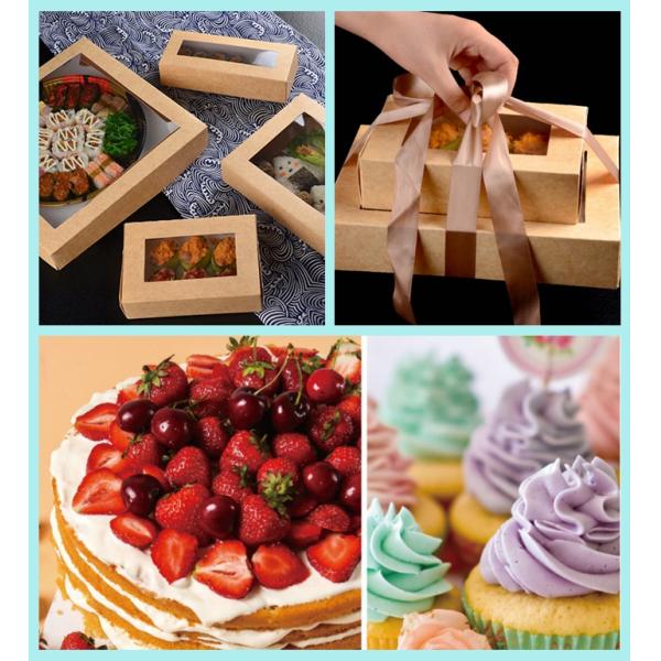 бумага задней части 250gsm 270gsm белая покрытая Kraft для пекарни упаковывая 68 x 56cm