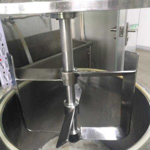 Tanque de mezcla de acero inoxidable de 300L con agitador de 4kw para medicina