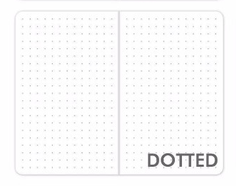 249 Pages Hardcover Dotted Notebook , Writing Journal Notebook 7.5 X 10 Inch Size