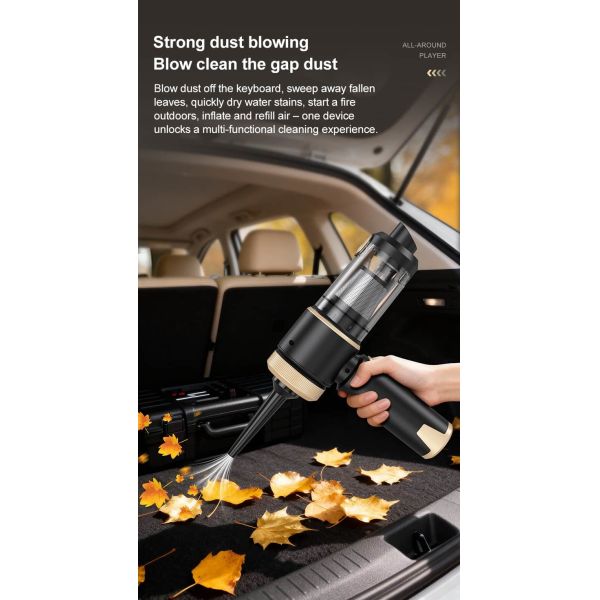 Handheld Portable Strong Suction Power Vacuum Cleaner 18000Pa For Car Home