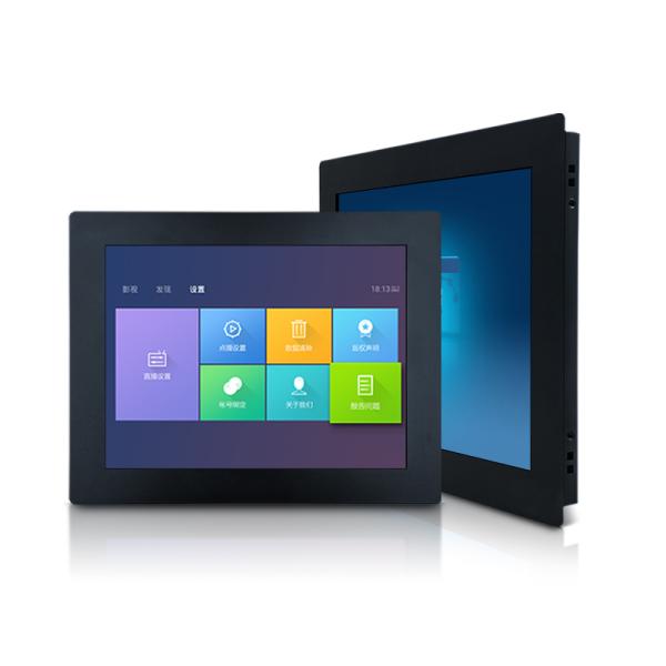 Moniteur LCD industriel à écran ouvert de 21,5 pouces Full HD, montage mural ou encastré, avec écran tactile capacitif ou résistif