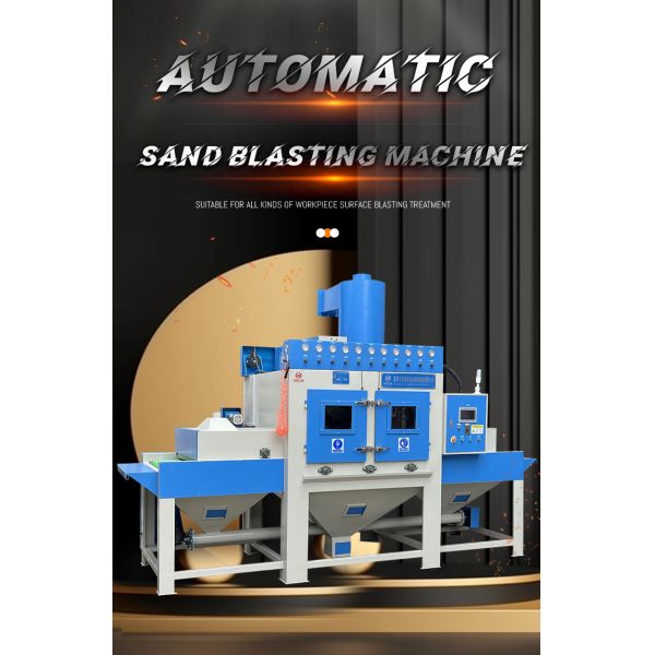 High Speed Automatic Sandblasting Machine For Sheets Glass Sandblasting