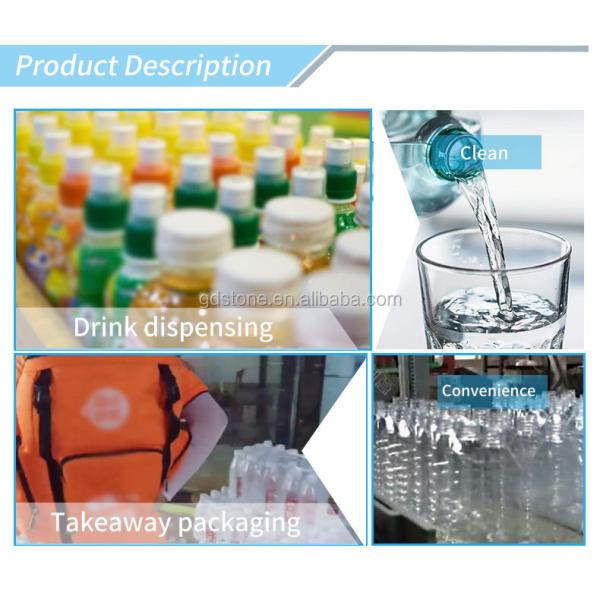 25mm Water PET Plastic Bottles Transparent Clear 280ml