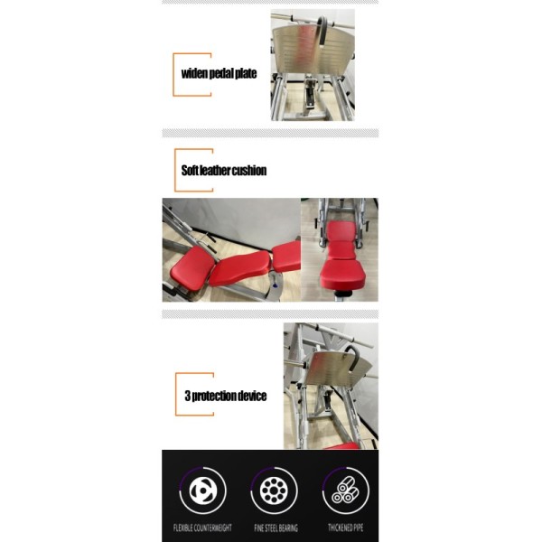 Steel Q235 45 Degree Leg Press for Fitness Commercial Body Building Machine Equipment