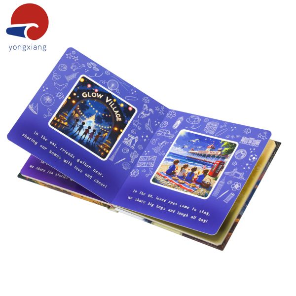 25*25CM Bespoke Book Printing Round Corner Childrens Educational Books Eco Friendly