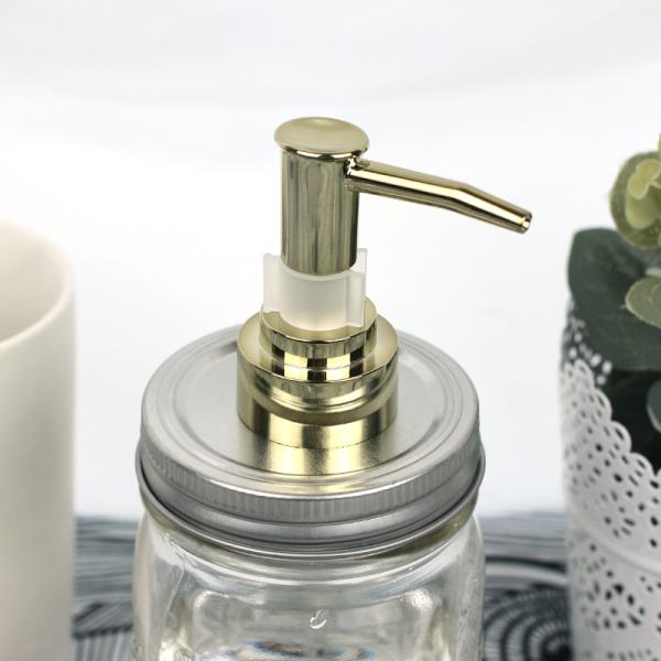 Bathroom Accessories Metal Soap Dispenser Pump , Rust Proof Syrup Dispenser Pump