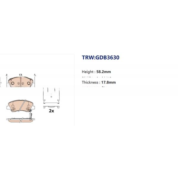 58101-H5A25 тормозные колодки для Hyundai Solaris Accent Kia Rio для OEM высокого качества