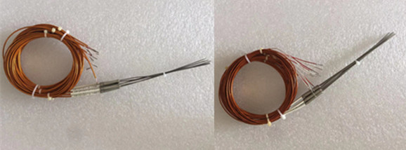 J type nozzle thermocouple,high sensitivity,hot runner system thermocouple,1.5X120X1.5M China manufacturer