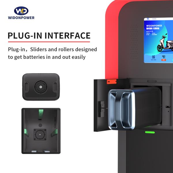 Customizable Battery Replacement Station with Cabinet Size 550*1826*610 W*H*D and Single Compartment Load Capacity 30KG