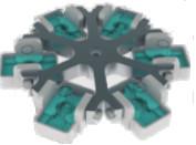 Funcionamiento estable del poder de poca velocidad de la centrifugadora 260W de la centrifugadora TXD3 de la mancha de la célula