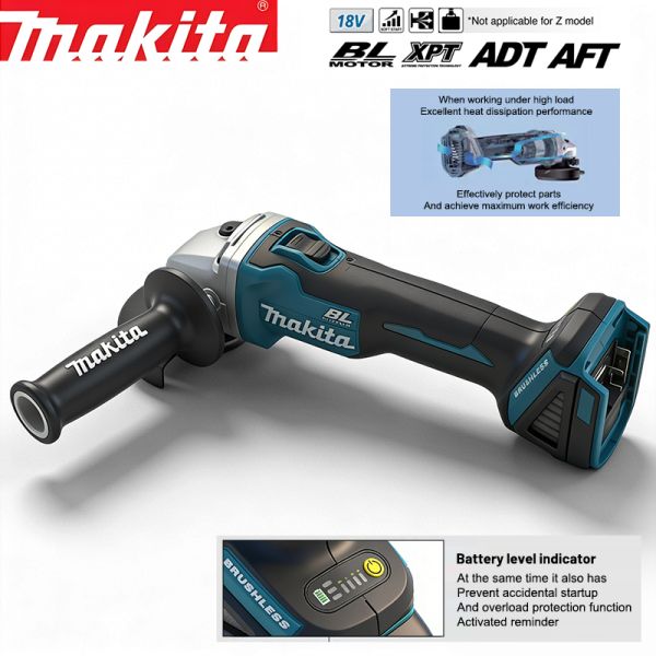 800W Makita DGA4044 4 Gear Rechargeable Angle Grinder Cordless