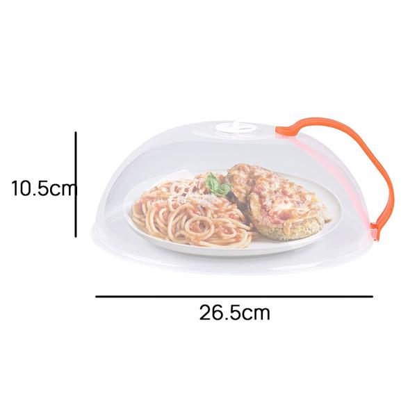 Large Microwave Splatter Cover Microwave Cover for Foods, BPA Free Microwave Plate Cover Guard Lid with Steam Vent