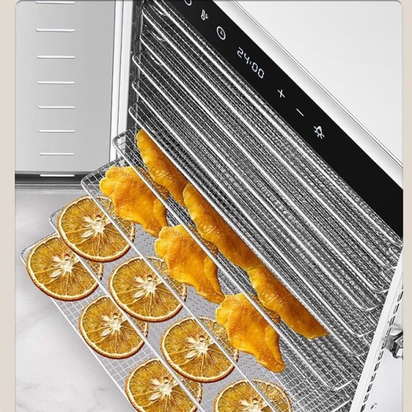 Stainless Steel Fruit Dehydrator Drying Machine Household 20 Tray Food Dehydrator