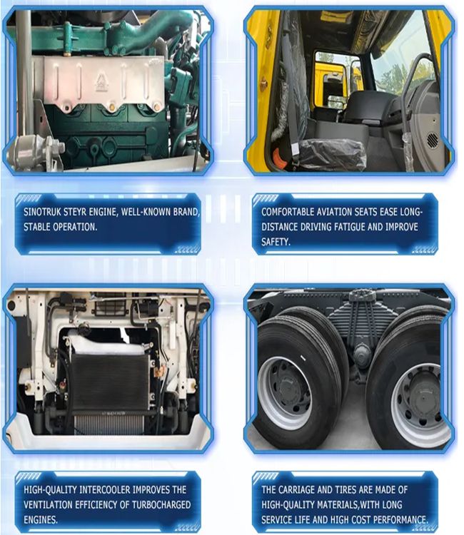 SINOTRUK HOWO 4x2 6x4 тяжелый грузовик трактор настраиваемые цвета для оптового грузового логистического транспорта