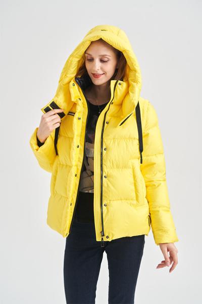 FODARLLOY Warm hooded cotton-padded clothes women slim Regular down winter jackets women coats