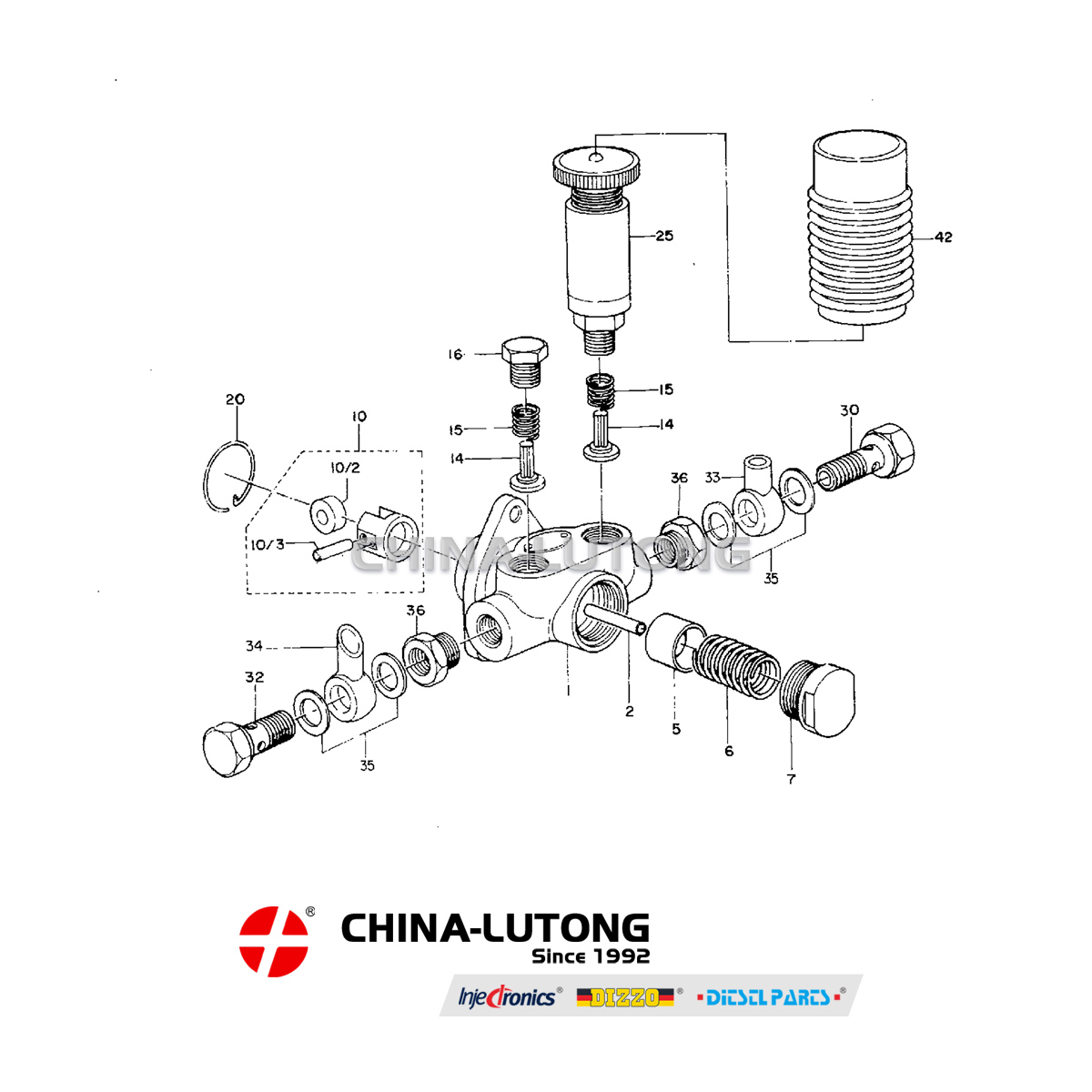 Diesel Fuel Pump Hand Primer 152200-1120 for Isuzu 4HK1、4HE1