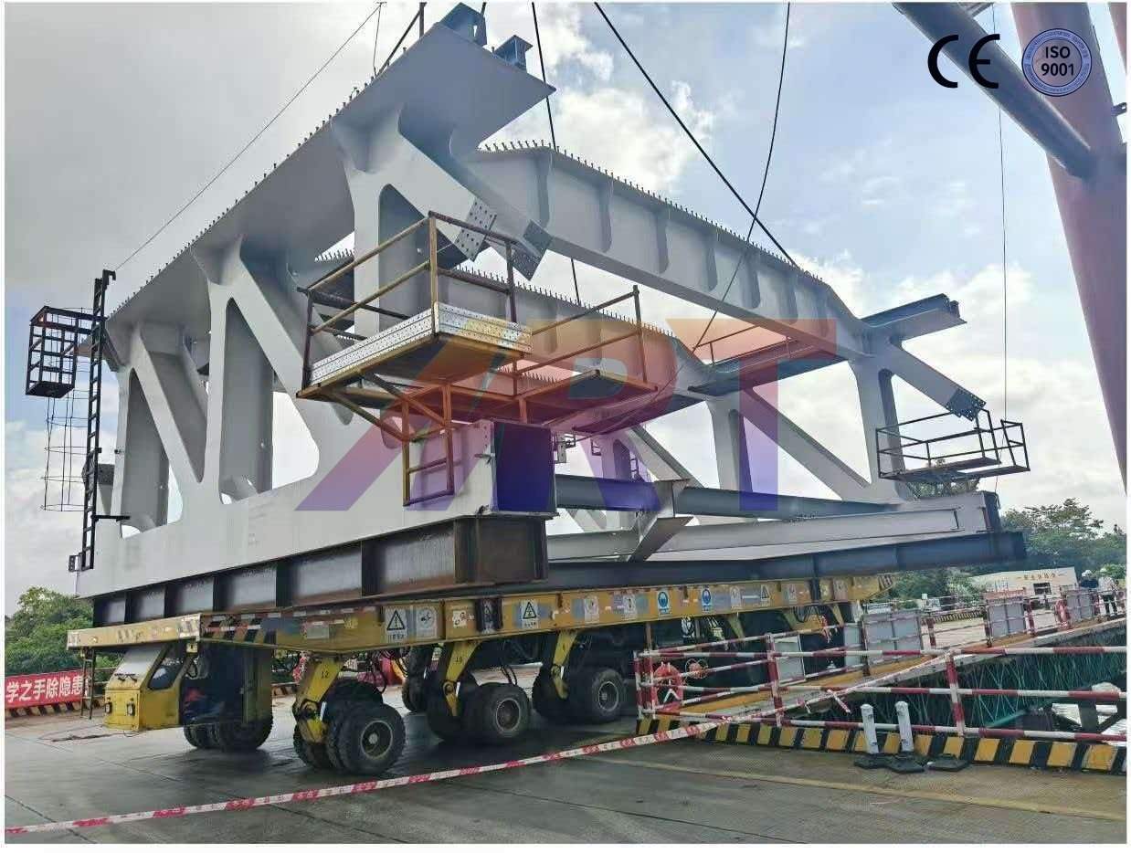 High Precision Steering Self Propelled Modular Transporter for Heavy Industrial