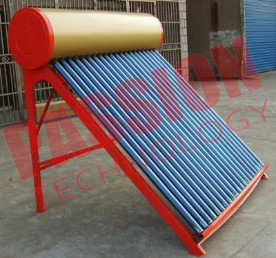 Chauffe-eau solaire de tube électronique pratique avec la parenthèse d'acier inoxydable