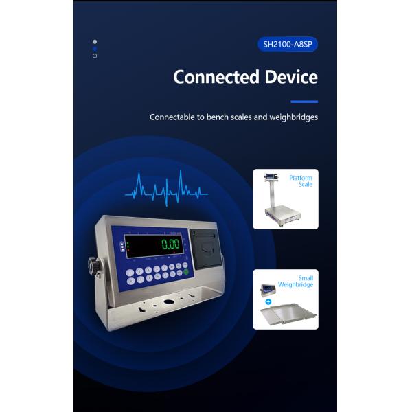 Customized SOHE A8SP Meter Printing Scale Instrument with Waterproof Sensor Display