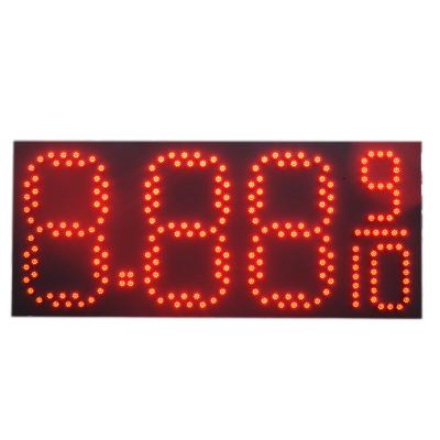 27-72 pouces personnalisé extérieur LED station d'essence affichage électronique