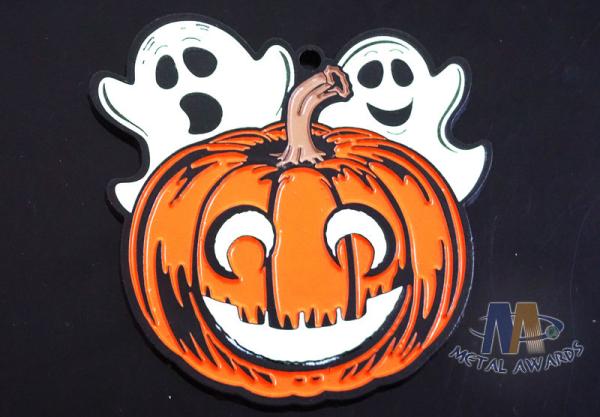 Halloween Design Custom Glow In The Dark Medals For All Events