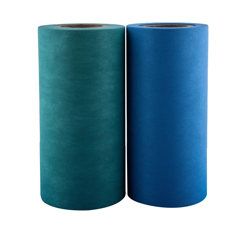 High Strength 40gsm Medical Durable Fabric Coated With Pe Film Sms Nonwoven
