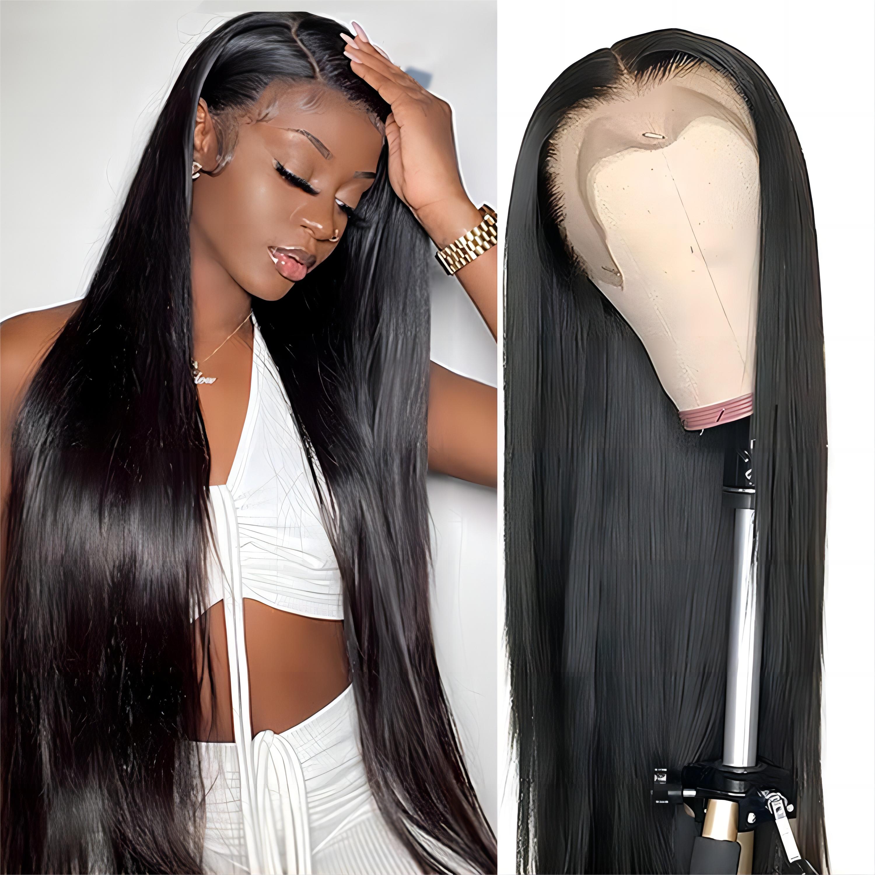 360 Full 13x6 Hd Lace Front Virgin Hair Wigs 100% Raw Natural Human Hair With Frontal