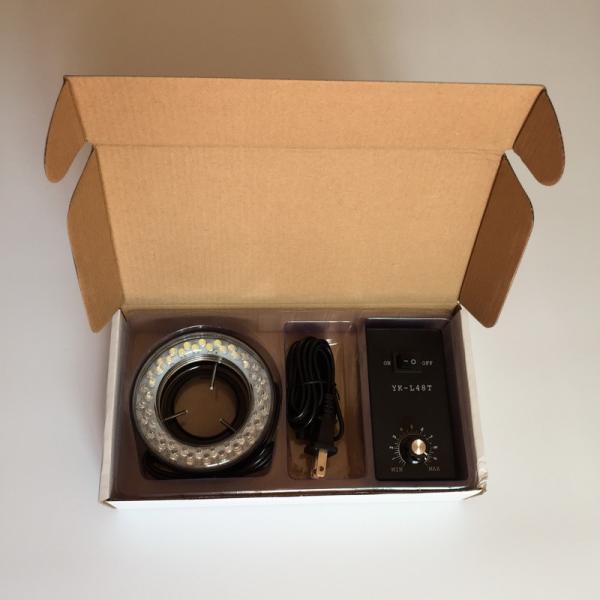 YK-L48T stereo microscope led ring light control box inner diameter 60mm microscope lighting