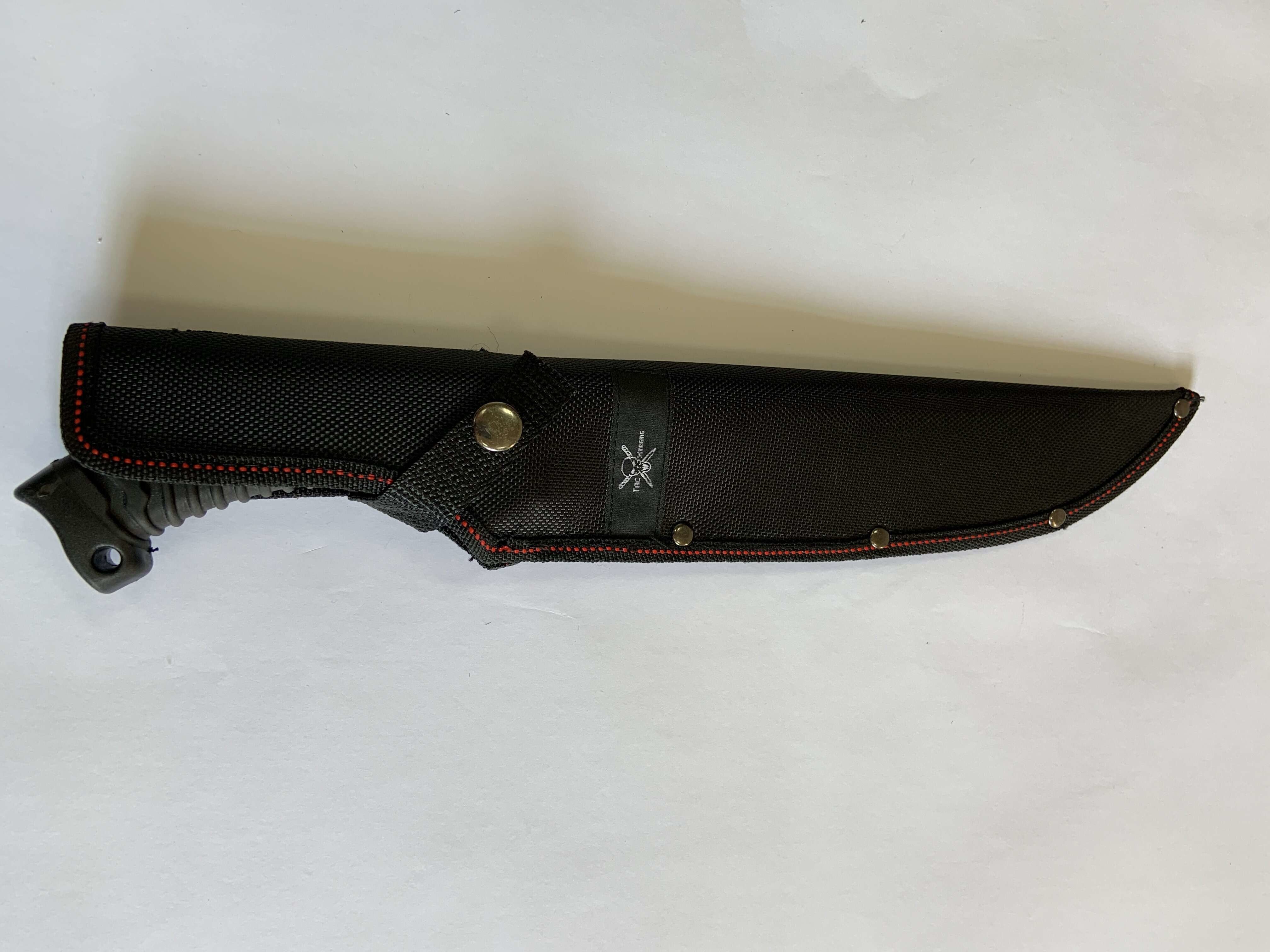 ODM 16in Rubber Handle Fixed Blade Hunting Knife 3mm Blade