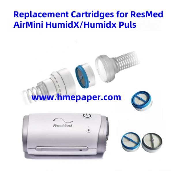 Cartouches de remplacement HME compactes pour ResMed HumidX / HumidX Plus