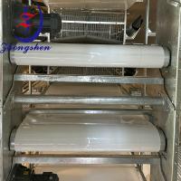 Bande transporteuse de fumier de volaille 0,5M-2,5M Largeur PP/PE pour élevages de poulets