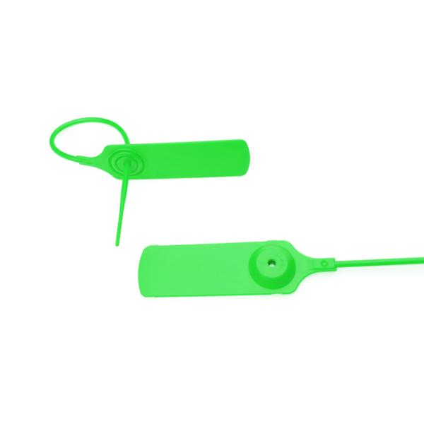 US-PS200R 200mm Self Locking Pull Tight Plastic Security Seal with 160 N Tensile Strength and Laser Print