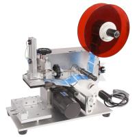 Machine semi automatique carrée d'applicateur de label de bouteille d'ANIMAL FAMILIER pour le carton 110V-220V extérieur