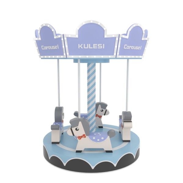 Multi Style Electric Soft Play Carousel Commercial Indoor Naughty Castle Kids Ride