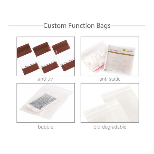 Compostable Zipper Bag, Bio Slider Storage Bags, double zip bags, dual track zipper BAGEASE.CN
