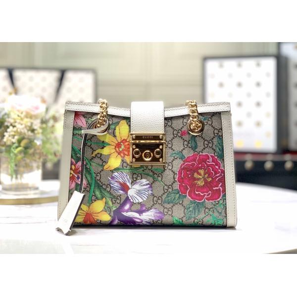 ODM Padlock Luxury Chain Bag 26cm Length embroidered Element