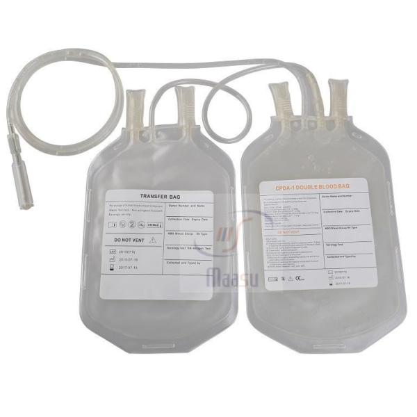 Стерильные взрослые сумки собрания крови, сумка крови двойника CPDA-1