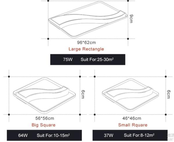 Led ring ceiling light with Acrylic Lampshade for Indoor home Lighting Fixtures (WH-MA-76)