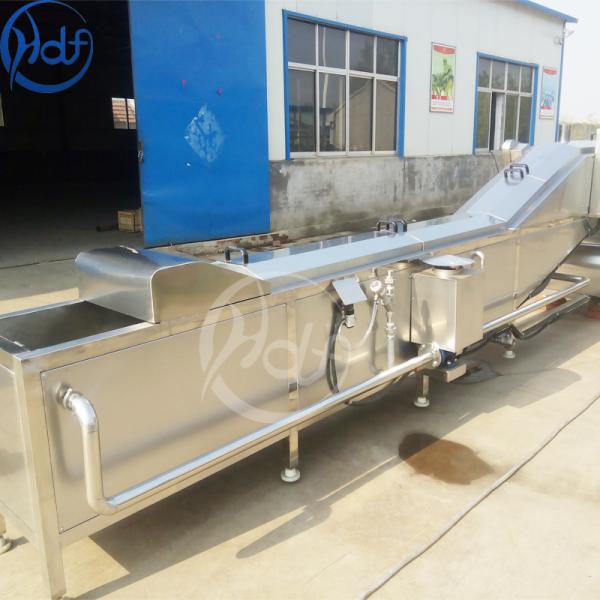 Industrial Electric Heating Vegetable Blanching Machine Corn And Potato Precooking
