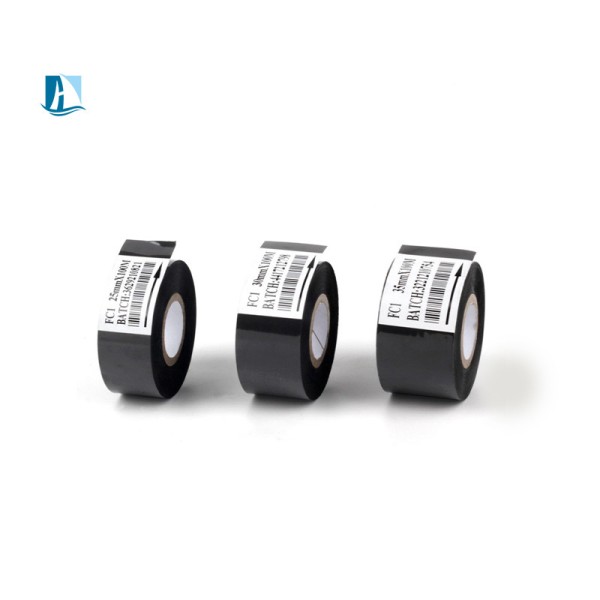 20mm Black Hot Stamping Foil Thermal Transfer Barcode Printing Foil Ribbon